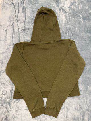 Rare Hoodie Nike Vintage Y2K, Olive Green, Cropped