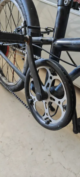 Bicicleta Plegable B'Twin Negra