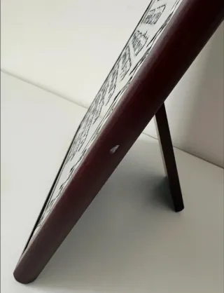 Benedizione ebraica per la casa in metallo e legno