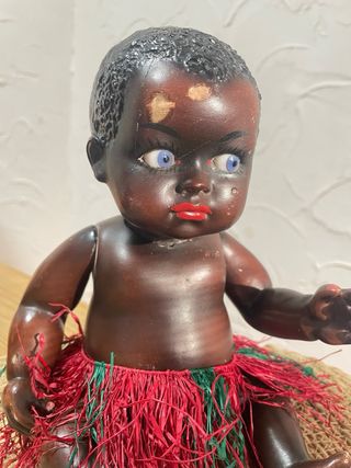 Muñeco Antiguo Cartón Piedra Olot