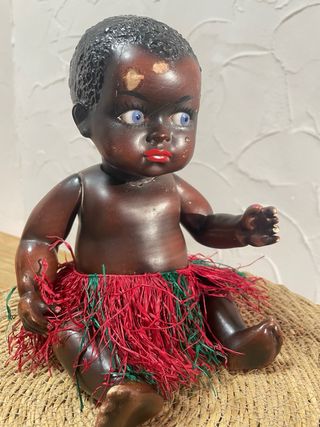 Muñeco Antiguo Cartón Piedra Olot