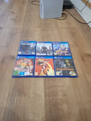 PS4 Videojuegos (God Eater 2, Assassin's Creed Val