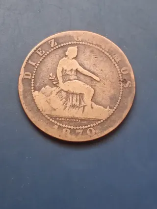 10 Céntimos 1870