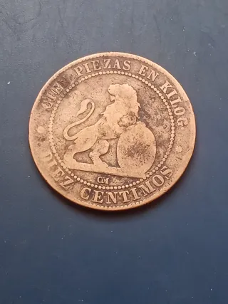 10 Céntimos 1870