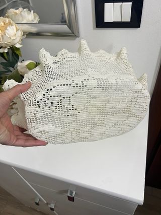 Cesto uncinetto fatto a mano