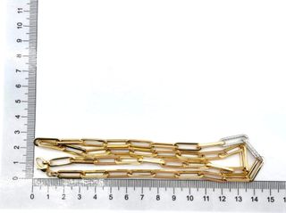 E1802014-13 Cadena Oro 18k con Circonita 30cm