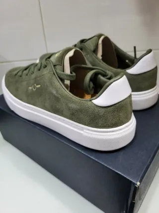 Fred Perry B71 Suede Talla 41 Verde