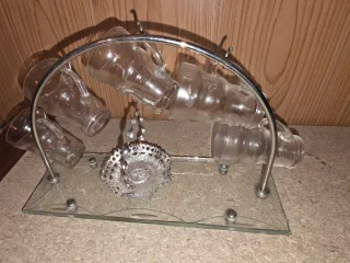 Juego Cristalería Antigua entre años 1940 y 1970