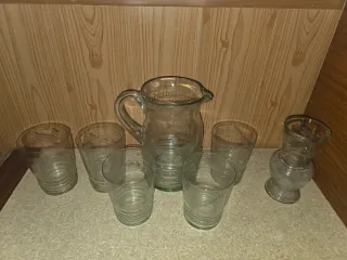 Juego Cristalería Antigua entre años 1940 y 1970