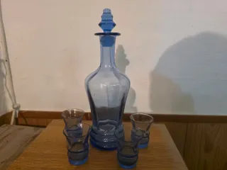 Juego Cristalería Antigua entre años 1940 y 1970
