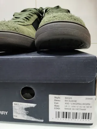 Fred Perry B4 Suede Talla 46 Verde