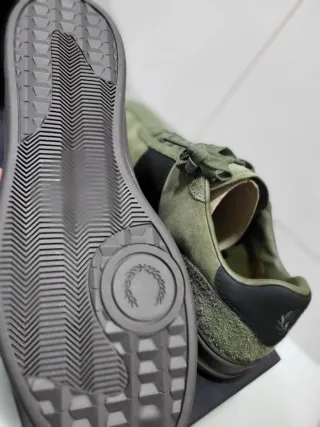 Fred Perry B4 Suede Talla 46 Verde