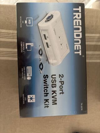 kit de conmutador KVM USB 2 puertos