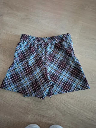 Falda pantalón Zara cuadros