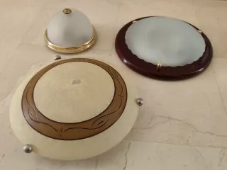 Lámparas de bronce estilo rústico