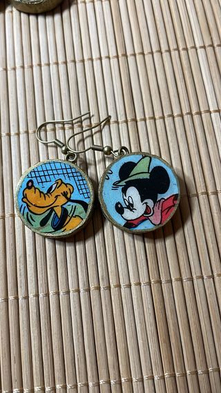 Pendientes Corcho Personajes Comic