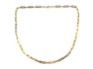 E1802014-14 Cadena Oro 18k Con Circonita 30cm