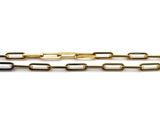 E1802014-14 Cadena Oro 18k Con Circonita 30cm