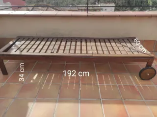 Regalo Tumbona de madera terraza y Macetero palets