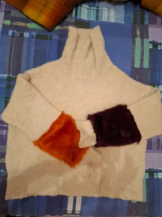 Maglione Zara oversize beige taglia unica