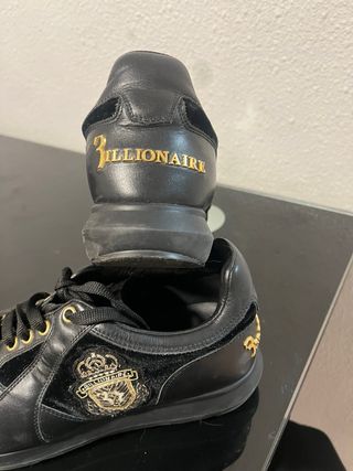 Zapatillas Billionaire Piel y Terciopelo