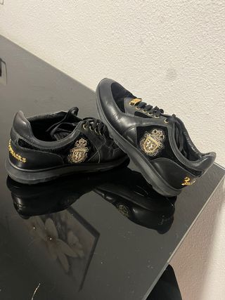 Zapatillas Billionaire Piel y Terciopelo