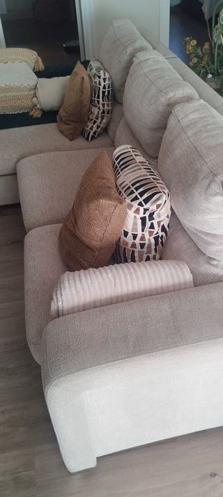 Sofá chaise longue 3 plazas