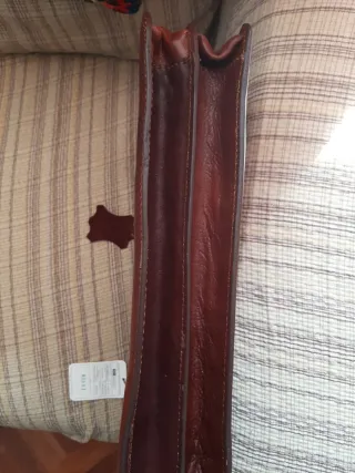 Maletín Piel Guy Laroche Vacuno Marrón