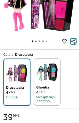 Monster High Neon Frights Draculaura