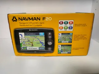 Navegador GPS Navman F20 con caja