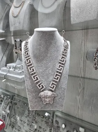 Gargantilla Versace Italiana Plata 925