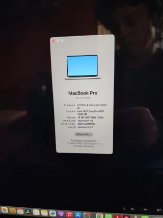 MacBook Pro 16 2019 16GB 1TB