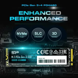 SSD M.2 NVMe Silicon Power 512GB P34A60 512GB Inte