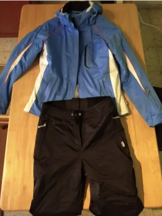 Chaqueta y pantalón de esquí mujer Descente Negro