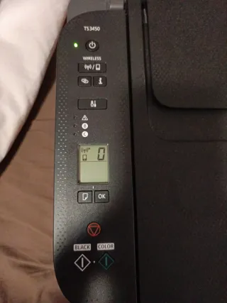 Impresora Canon PIXMA TS3450 Negra