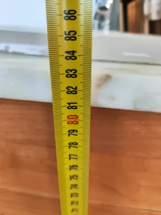 Mueble de baño retro madera y mármol