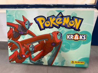 COLECCIÓN POKEMON KRAKS Y ESTUCHE - CASI COMPLETA