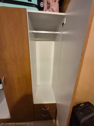 Armario 3 puertas y 2 cajones