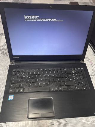 Portátil Toshiba para piezas o reparación