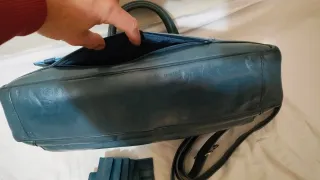 Borsa lavoro Piquadro pelle blu