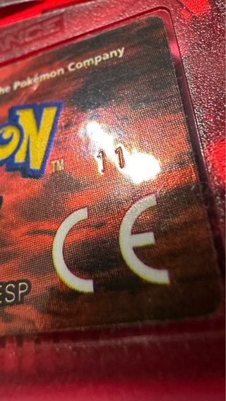 Pokemon Rubi ORIGINAL GameBoy Advance