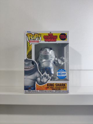 Funko Pop King Shark 1114 Metalic DC Exclusive