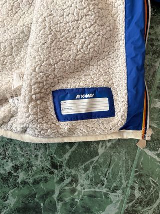 K-Way Jacques Orsetto 2.0 Blu in Pile taglia 14Y