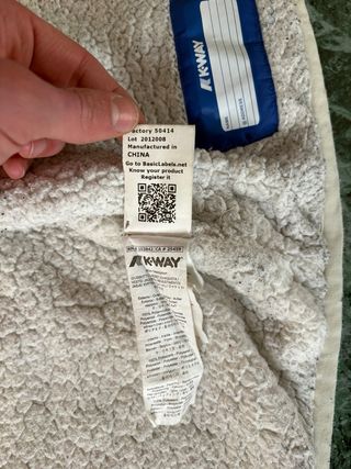 K-Way Jacques Orsetto 2.0 Blu in Pile taglia 14Y