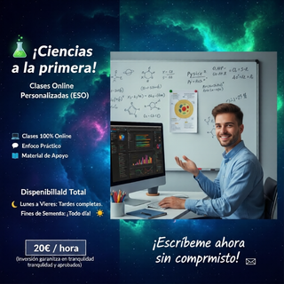 Ciencias a la primera! Clases Online Personalizada