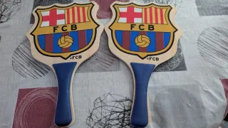 Palas de tenis playa FC Barcelona