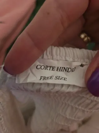 Vestido blanco con encaje