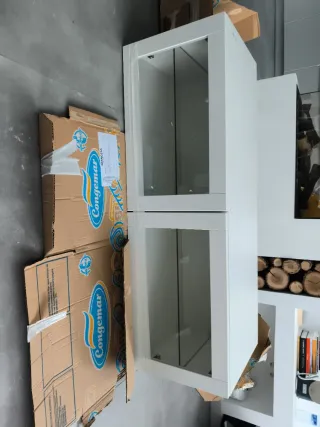 Vitrina cristal colgante o de pie