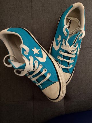Zapatillas Converse Azul y Blanco