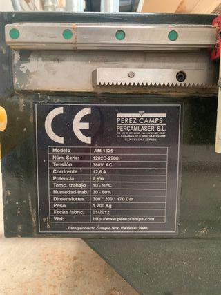 Fresadora CNC TEC CAM 1000 - Perez Camps (2012)